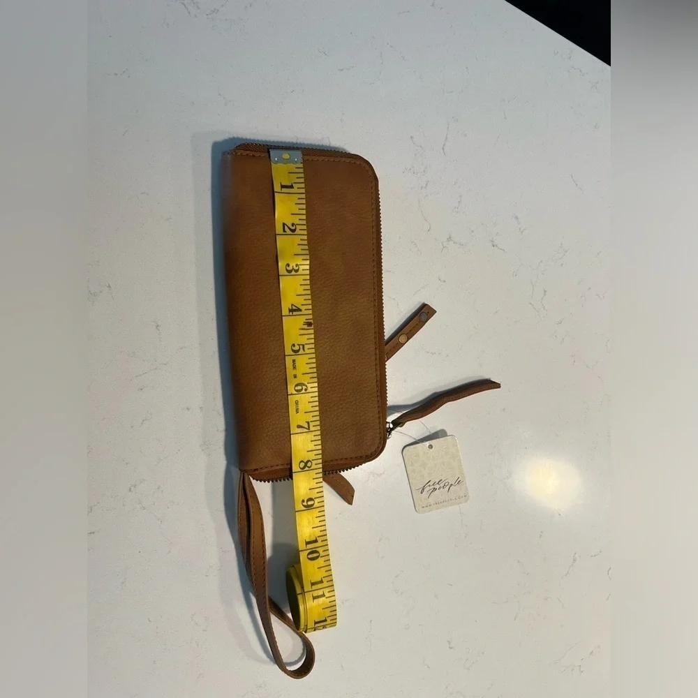 NWT Free People Vegan Leather Wristlet